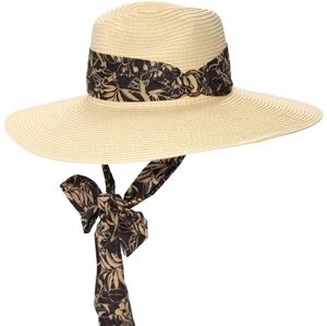 Ralph lauren Fedora Sun Hat with Fabric Tie